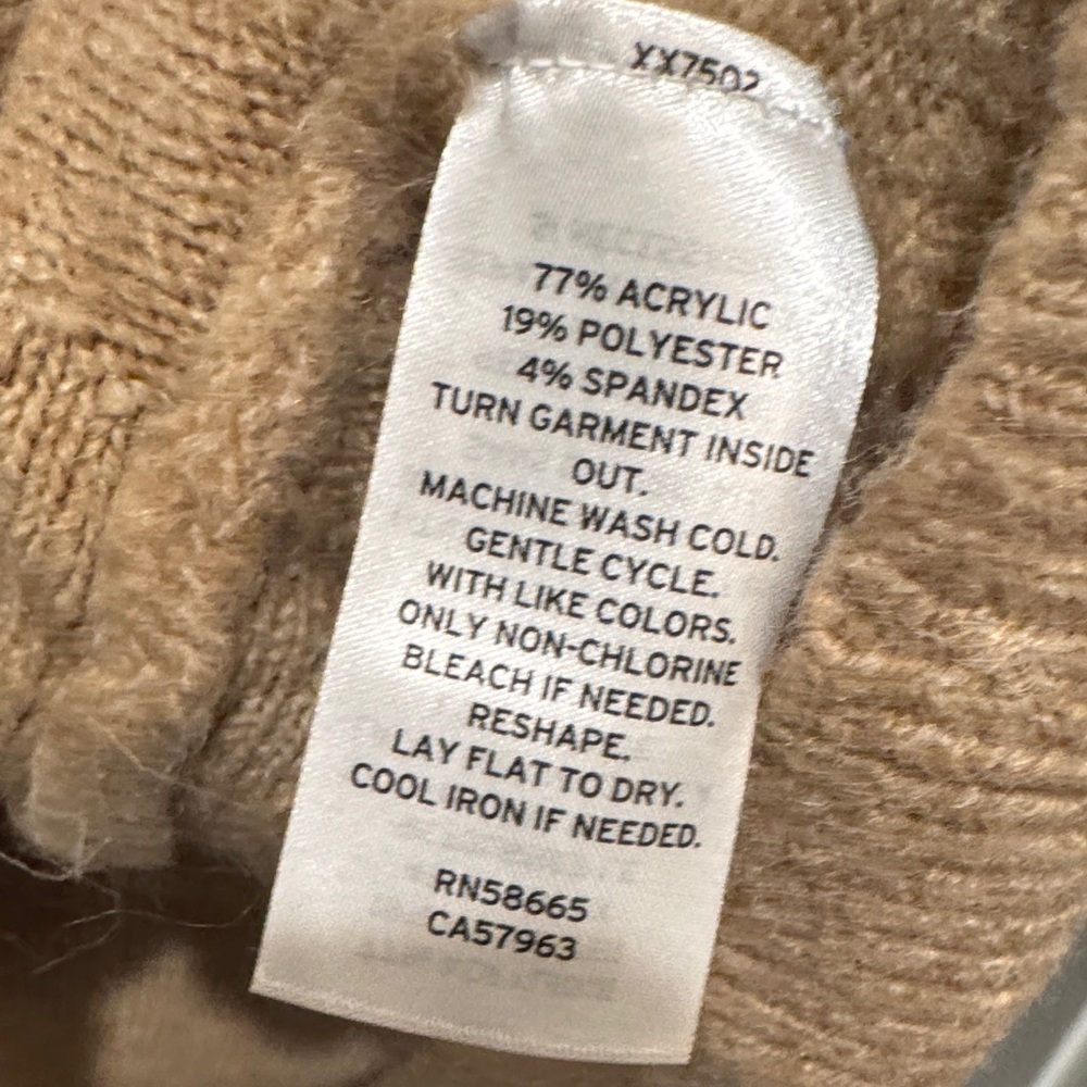 Treasure & Bond Tan Crewneck Sweater XXL - Picture 7 of 8